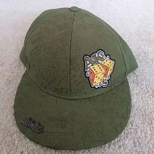 Olive green akadmks hat